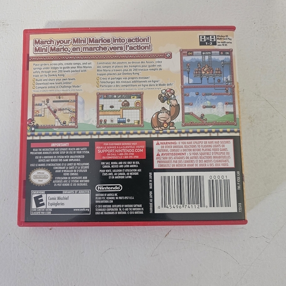 Nintendo DS Video Game Mario Vs Donkey Kong Mini-Land Mayham - Picture 6 of 6